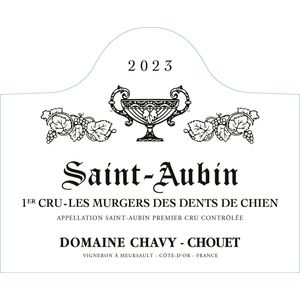 2023 Domaine Chavy-Chouet, Saint-Aubin Premier Cru, Les Murgers des Dents de Chien 6x75cl