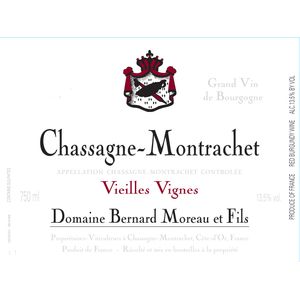 2020 Domaine Bernard Moreau, Chassagne-Montrachet, Vieilles Vignes Rouge 6x75cl