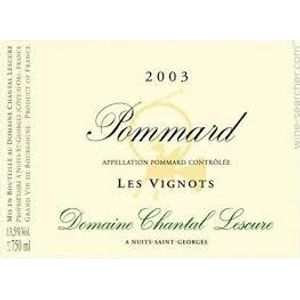 2020 Domaine Chantal Lescure, Pommard, Les Vignots 12x75cl
