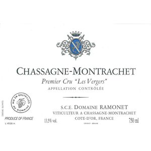 2022 Jean-Claude Ramonet, Chassagne-Montrachet Premier Cru, Les Vergers 6x75cl