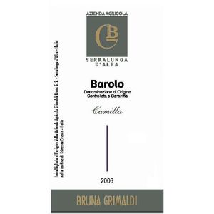 2019 Bruna Grimaldi, Barolo, Camilla 6x75cl