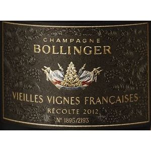 2012 Bollinger, Vieilles Vignes Francaises 1x75cl
