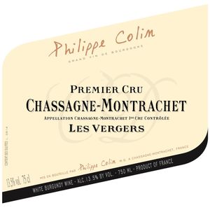 2019 Philippe Colin, Chassagne-Montrachet Premier Cru, Les Vergers 6x75cl