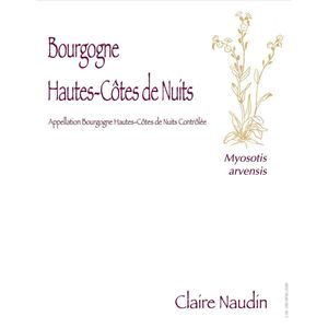 2021 Henri Naudin-Ferrand (Claire Naudin), Bourgogne, Hautes Cotes de Nuits Myosotis Arvensis 12x75cl