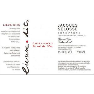 NV Jacques Selosse, Lieux-dits Le Bout du Clos Grand Cru, Ambonnay 1x75cl