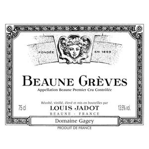 2021 Domaine Gagey (Louis Jadot), Beaune Premier Cru, Les Greves Rouge 6x75cl