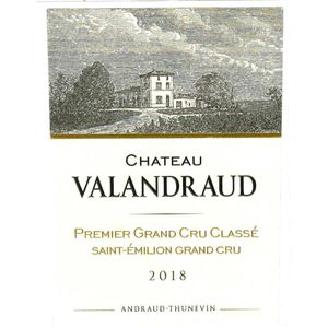 2018 Chateau Valandraud Premier Grand Cru Classe B, Saint-Emilion Grand Cru 6x75cl