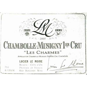 2011 Lucien Le Moine, Chambolle-Musigny Premier Cru, Les Charmes 6x75cl