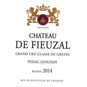 2014 Chateau de Fieuzal, Rouge Cru Classe, Pessac-Leognan 6x150cl