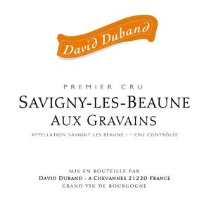 2020 David Duband, Savigny-les-Beaune Premier Cru, Aux Gravains 6x75cl