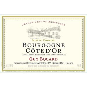 2019 Guy Bocard, Bourgogne, Cote d'Or 6x150cl