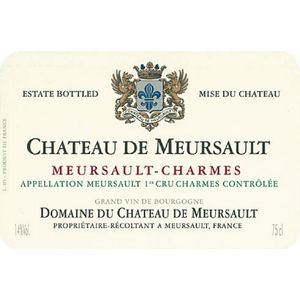 2021 Chateau de Meursault, Meursault Premier Cru, Charmes 6x75cl