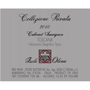 2020 Isole e Olena, Collezione Privata Cabernet Sauvignon, Toscana IGT 6x75cl