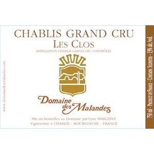 2022 Domaine des Malandes, Chablis Grand Cru, Les Clos 6x75cl