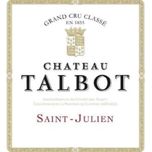 1989 Chateau Talbot 4eme Cru Classe, Saint-Julien 1x300cl