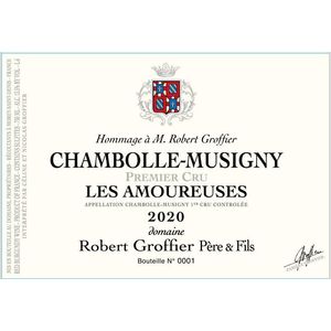 2022 Robert Groffier, Chambolle-Musigny Premier Cru, Les Amoureuses 6x75cl