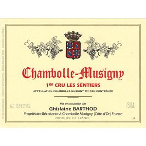 2018 Ghislaine Barthod, Chambolle-Musigny Premier Cru, Les Sentiers 6x75cl