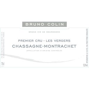 2018 Bruno Colin, Chassagne-Montrachet Premier Cru, Les Vergers 6x75cl