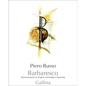 2021 Piero Busso, Barbaresco, Gallina 6x75cl