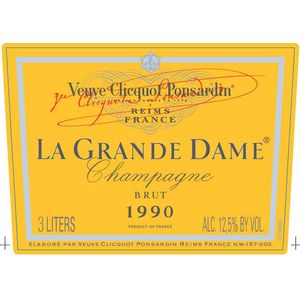 1990 Veuve Clicquot, La Grande Dame 1x75cl