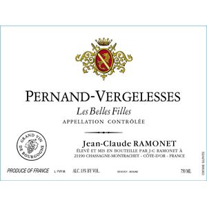 2018 Jean-Claude Ramonet, Pernand-Vergelesses, Les Belles Filles Rouge 12x75cl