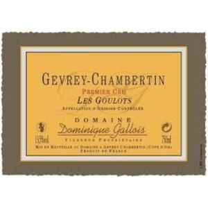 2016 Domaine Heresztyn-Mazzini, Gevrey-Chambertin Premier Cru, Les Goulots 6x75cl