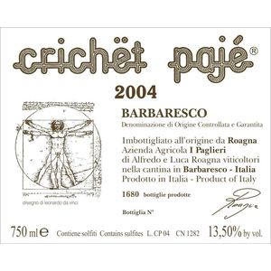 2004 Roagna, Barbaresco, Paje Crichet Riserva 1x150cl