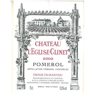 2002 Chateau L'Eglise-Clinet, Pomerol 3x300cl