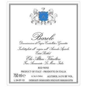 2017 Elio Altare, Barolo 6x75cl