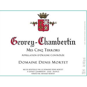 2022 Domaine Denis Mortet, Gevrey-Chambertin, Mes Cinq Terroirs 6x75cl