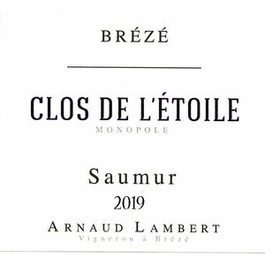 2019 Arnaud Lambert, Saumur, Clos de l'Etoile 6x75cl