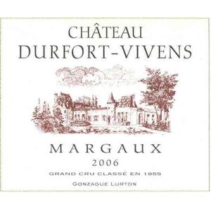 2006 Chateau Durfort-Vivens 2eme Cru Classe, Margaux 12x75cl