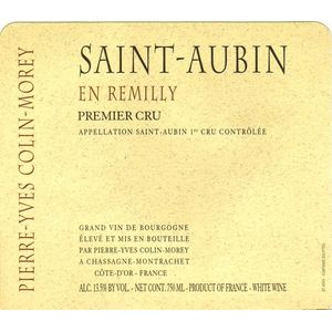 2021 Pierre-Yves Colin-Morey, Saint-Aubin Premier Cru, En Remilly 6x75cl