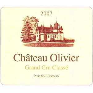 2007 Chateau Olivier, Rouge Cru Classe, Pessac-Leognan 12x75cl