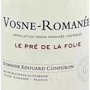 2023 Domaine Edouard Confuron, Vosne-Romanee, Le Pre de la Folie 6x75cl
