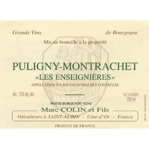 2022 Marc Colin et Fils, Puligny-Montrachet, Les Enseigneres 1x300cl