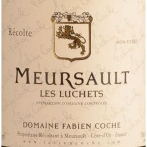 2022 Domaine Fabien Coche, Meursault, Les Luchets 12x75cl