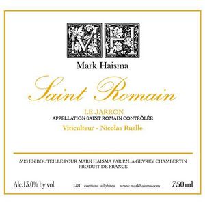2021 Mark Haisma, Saint-Romain, Le Jarron 6x75cl