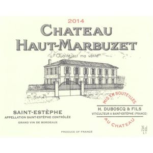 2019 Chateau Haut-Marbuzet, Saint-Estephe 12x75cl