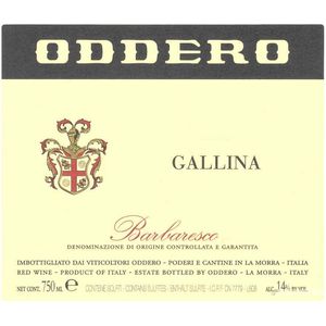 2022 Oddero, Barbaresco, Gallina 6x75cl