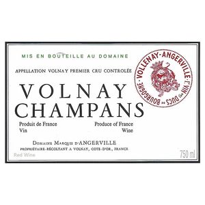 2019 Domaine Marquis d'Angerville, Volnay Premier Cru, Champans 3x150cl