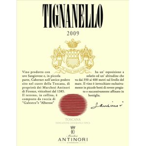 2009 Tignanello, Toscana 6x75cl