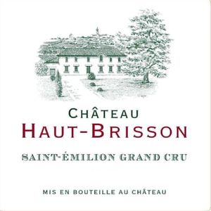 2019 Chateau Haut-Brisson, Saint-Emilion Grand Cru 1x600cl
