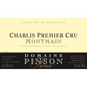 2021 Domaine Pinson Freres, Chablis Premier Cru, Montmains 12x75cl