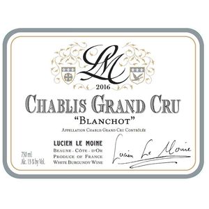 2019 Lucien Le Moine, Chablis Grand Cru, Blanchot 6x75cl