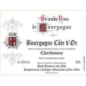 2023 Paul Pernot, Bourgogne, Cote d'Or Chardonnay 6x75cl