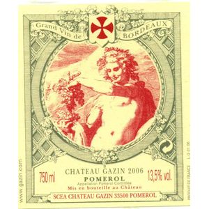 2006 Chateau Gazin, Pomerol 6x150cl