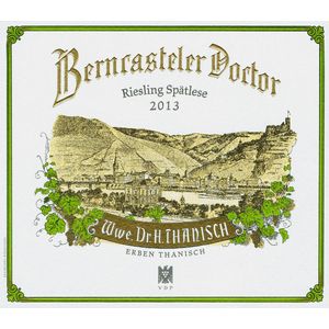 2013 Dr. H. Thanisch, Berncasteler Doctor Riesling Spatlese Auktion, Mosel 6x150cl