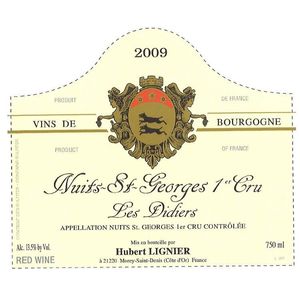 2013 Hubert Lignier, Nuits-Saint-Georges Premier Cru, Les Didiers 12x75cl