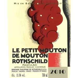 2010 Le Petit Mouton de Mouton Rothschild, Pauillac 3x75cl